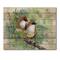 Designart - Birds Of Spring - Traditional Print on Natural Pine Wood